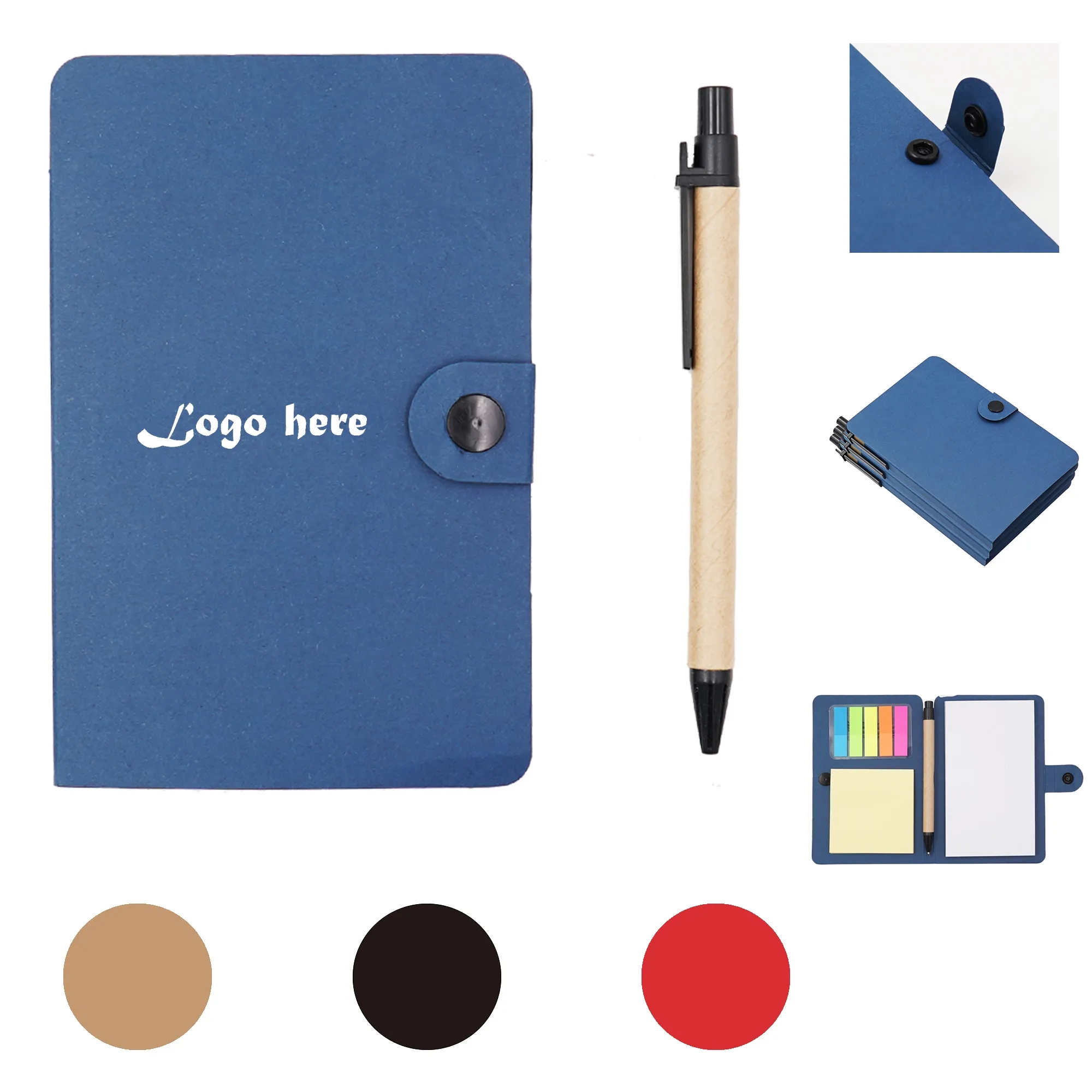 Custom Sticky Note With Pen 100pcs 9