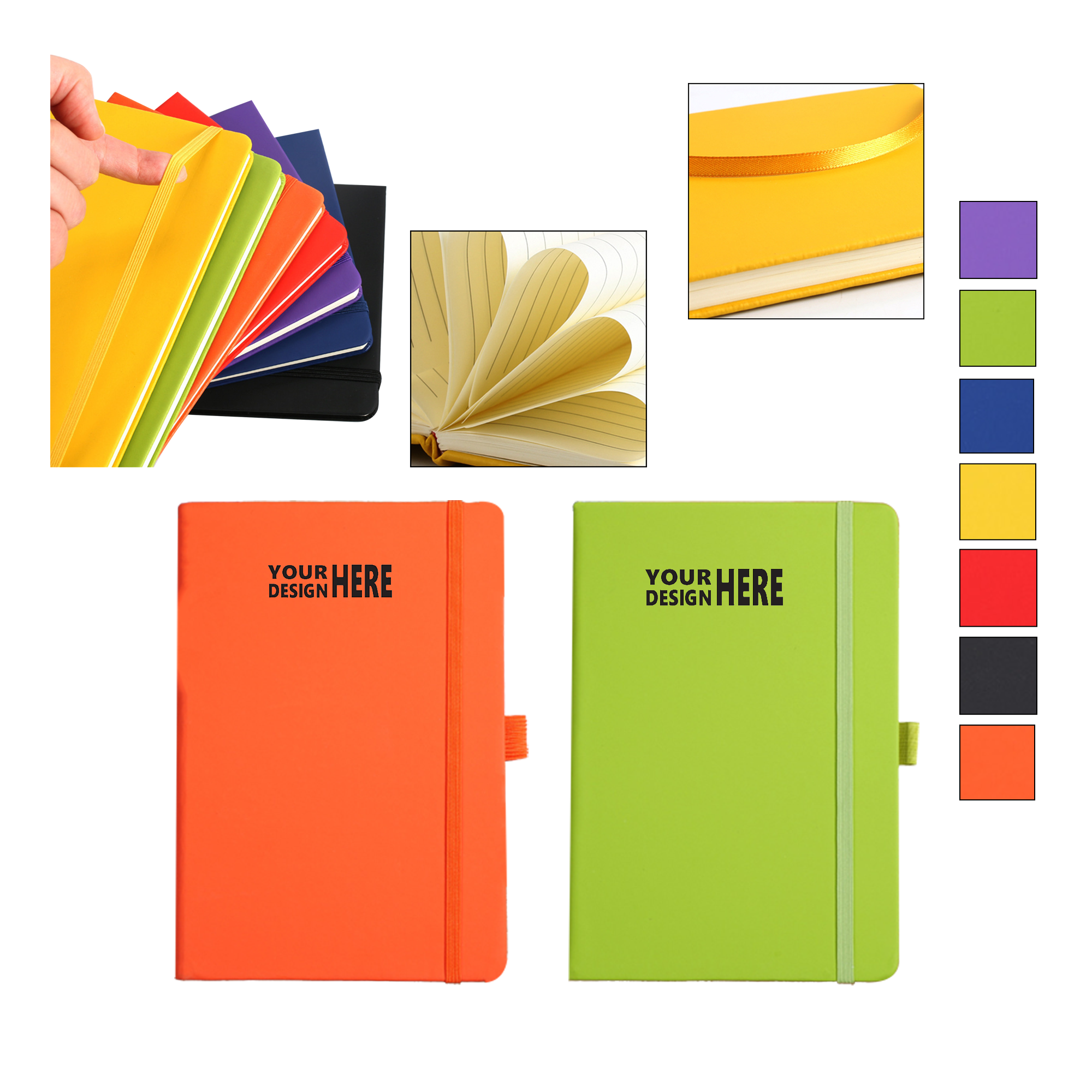 A5 Lined Pocket Notebook Small Journal 2