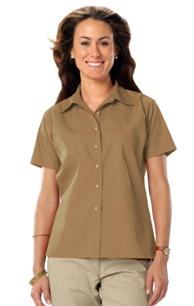 Ladies' Scotchgard Twill Short-Sleeve Shirt 21