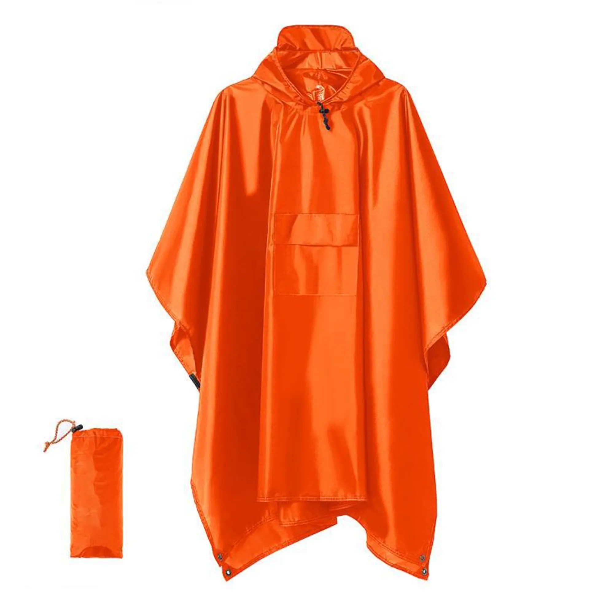 Adult Hooded Rain Poncho 8
