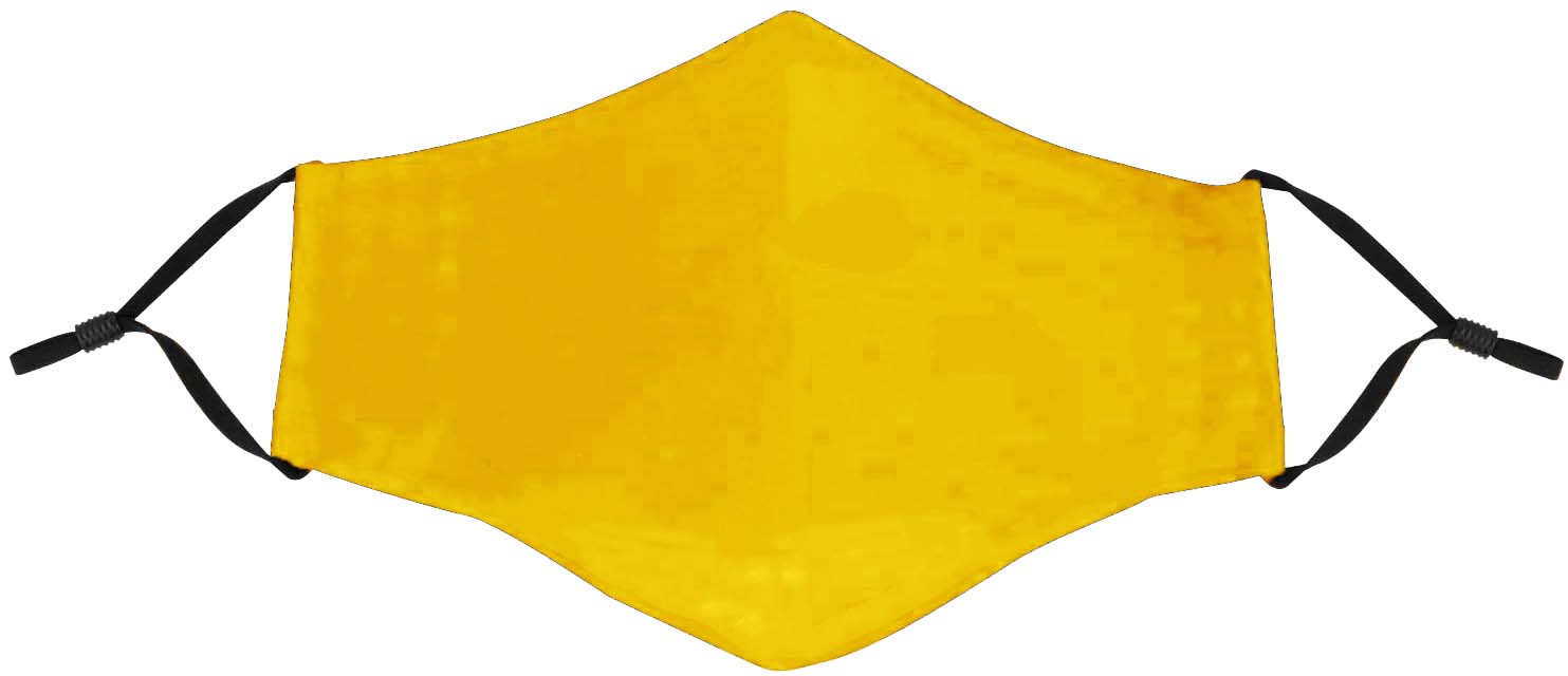 Gold Face Mask with Adjustable Ear Loops 2