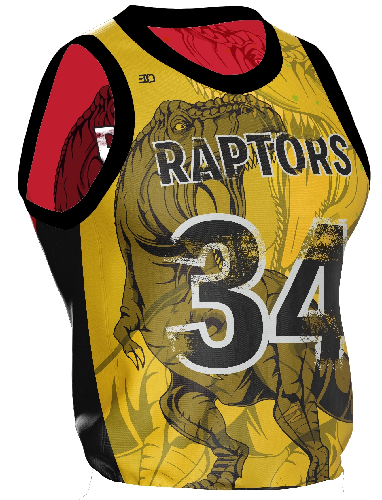 Sublimated Reversible Basketball Jersey Separate 1