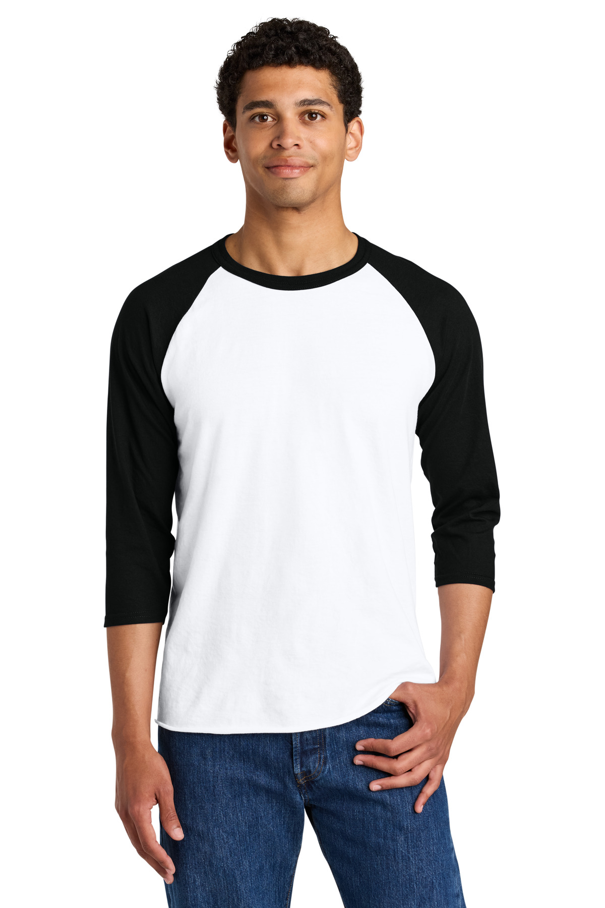 Jerzees Unisex Premium Blend Combed Ring Spun 3/4-Sleeve Raglan 560R 27