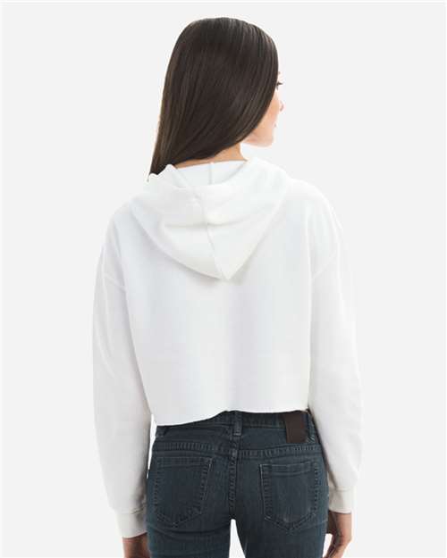Women's Cropped Hoodie Sweatshirt - LS12000 16