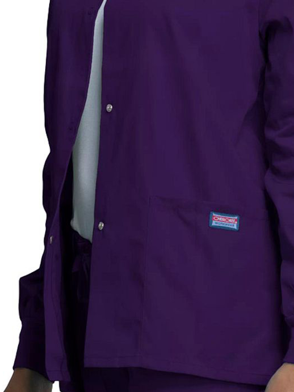 Cherokee - Workwear Originals - Women's 3-Pocket Snap Front Jacket 51