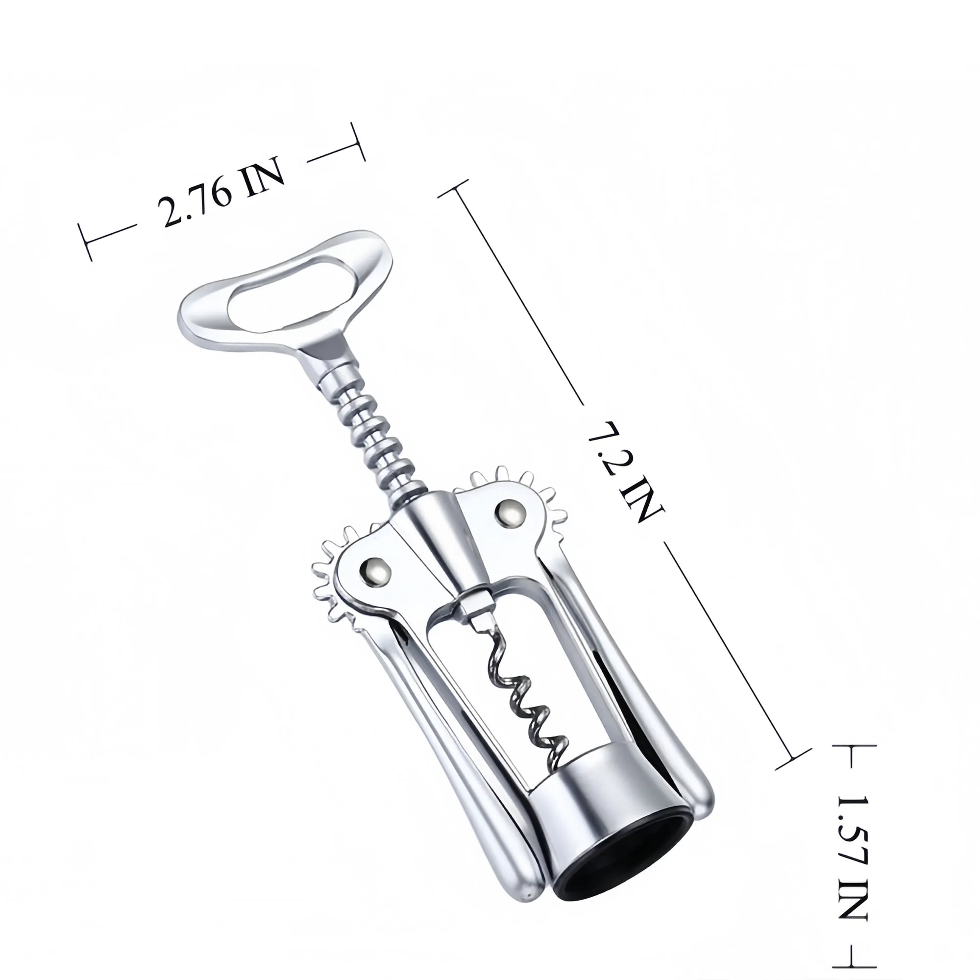 Premium Stainless Steel Wine Opener With Dual Lever 4
