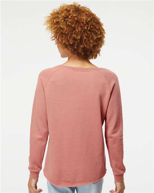 Women's California Wave Wash Crewneck Sweatshirt - PRM2000 40