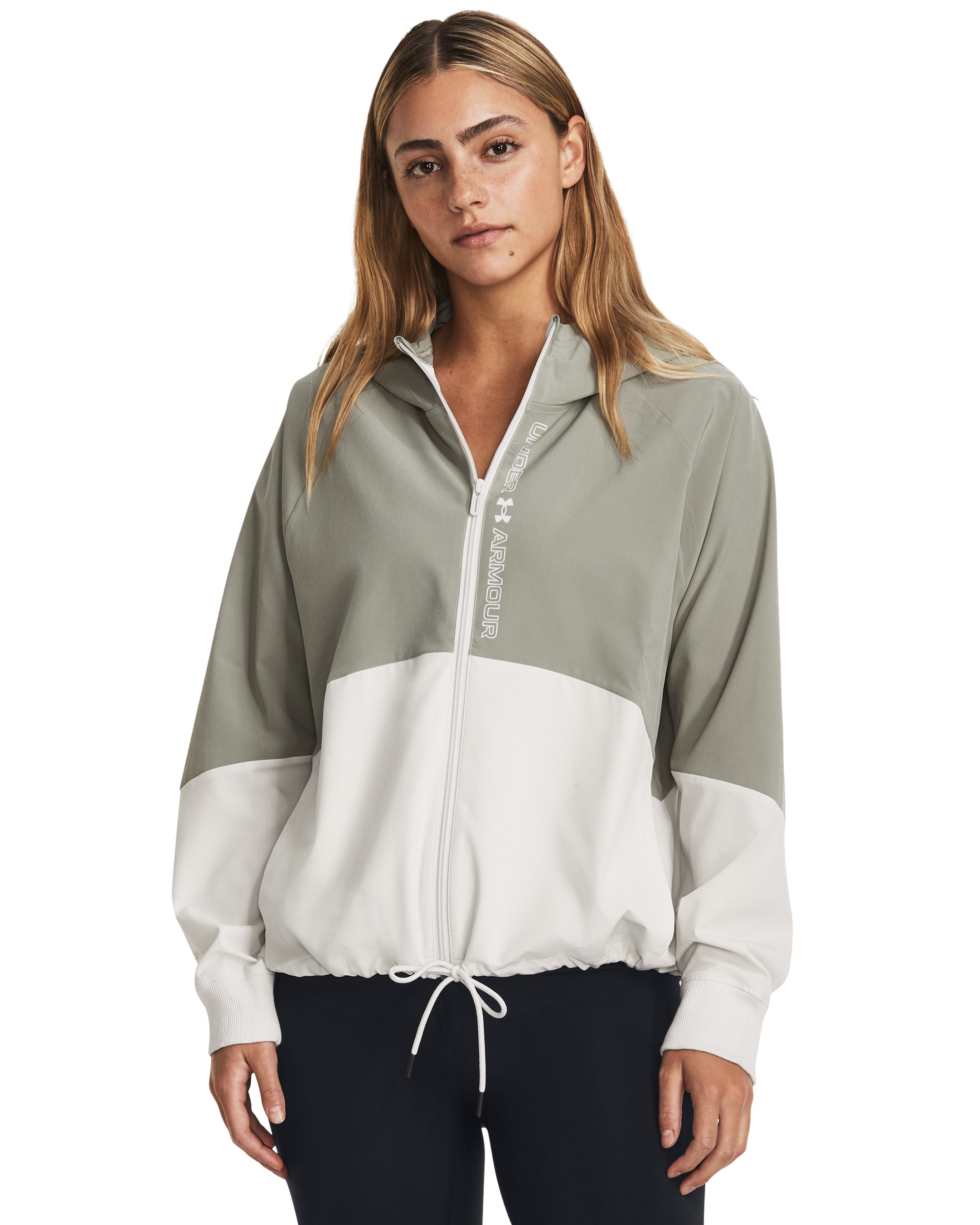UA Woven Women's Full-Zip Jacket 9