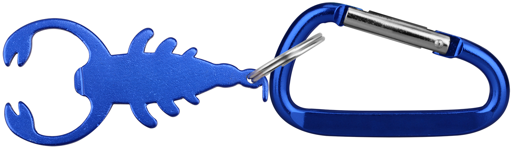 Scorpion Shape Bottle Opener w/ Key Chain & Carabiner 2