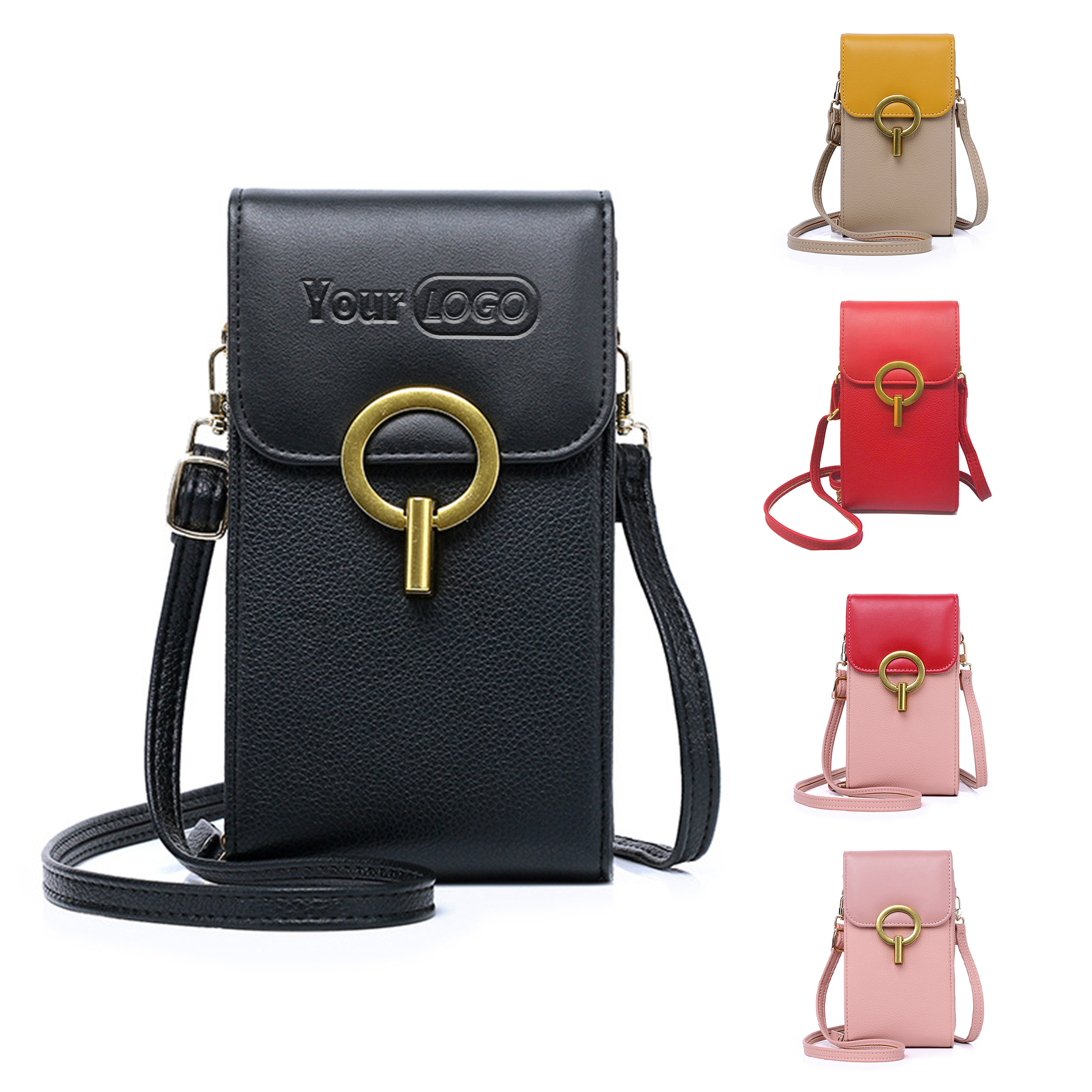PU Cross Body Cell Phone Purse 2
