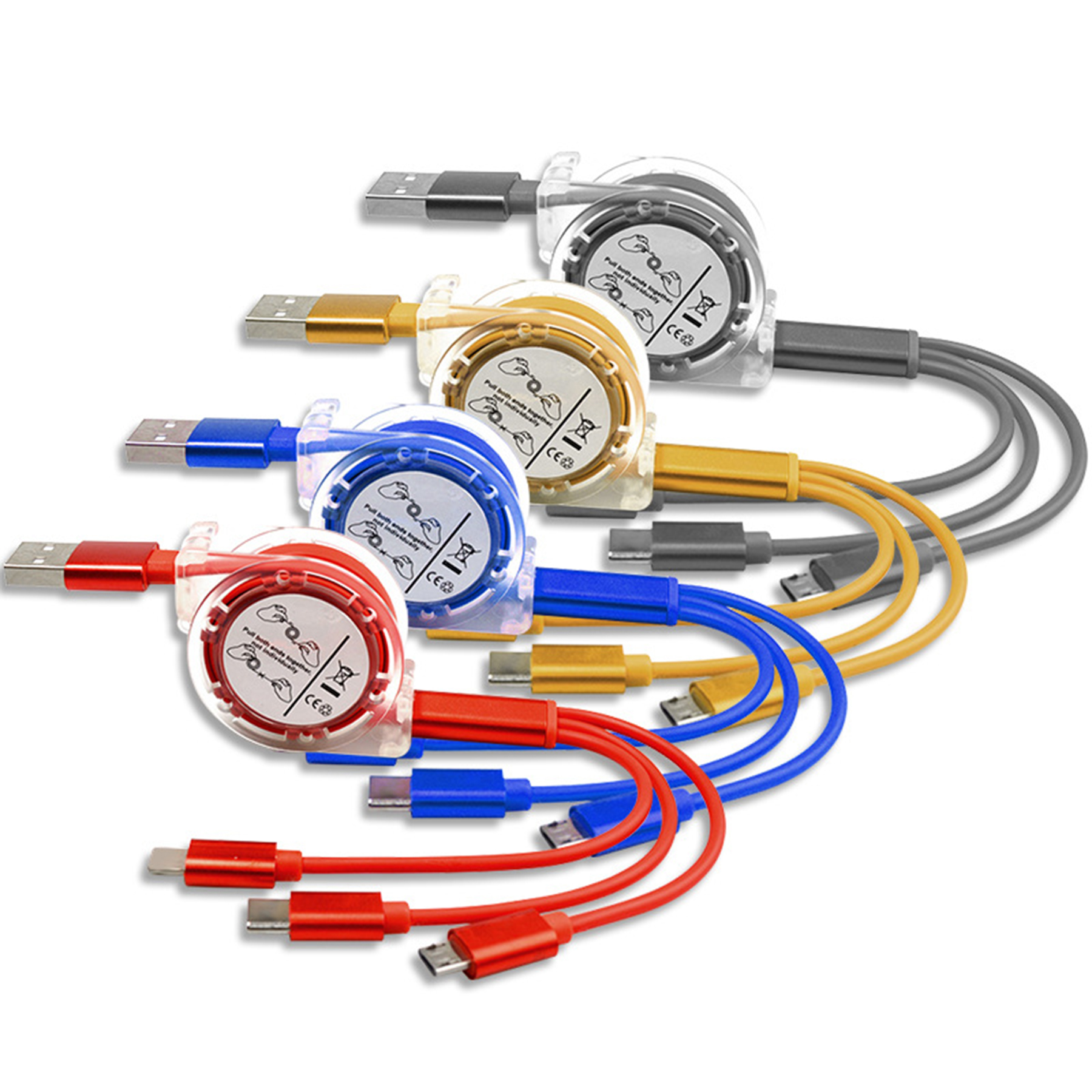 Retractable Charger Charging Cable 4