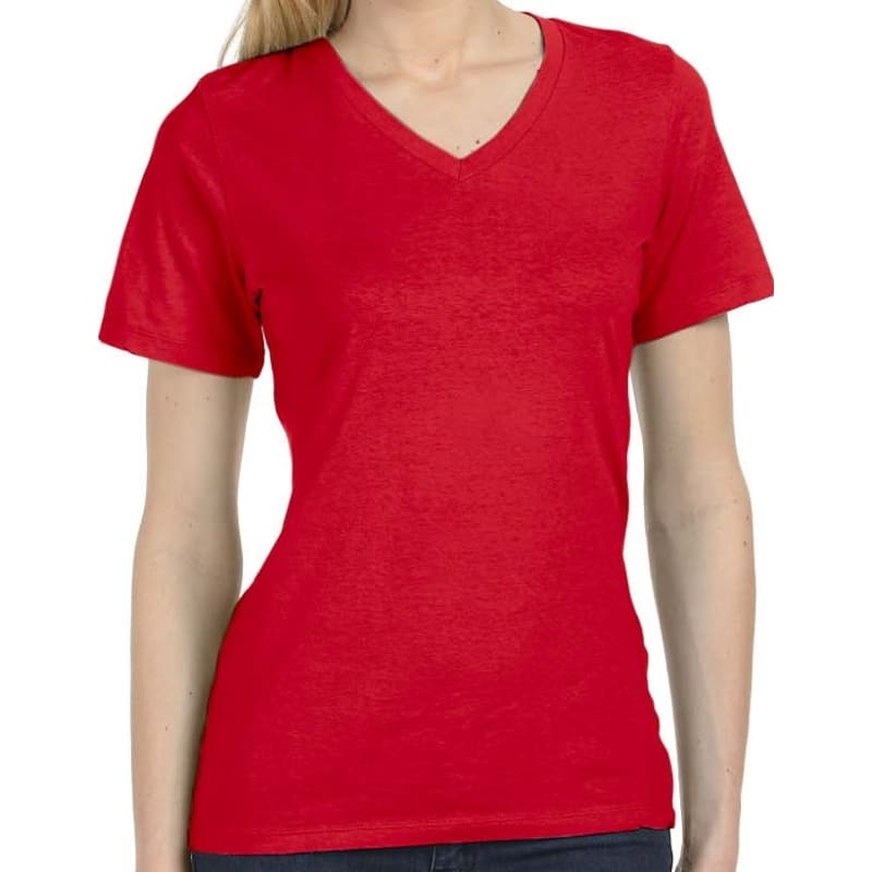 Bella Missys Relaxed Jersey Short-Sleeve V-Neck T-Shirt 1