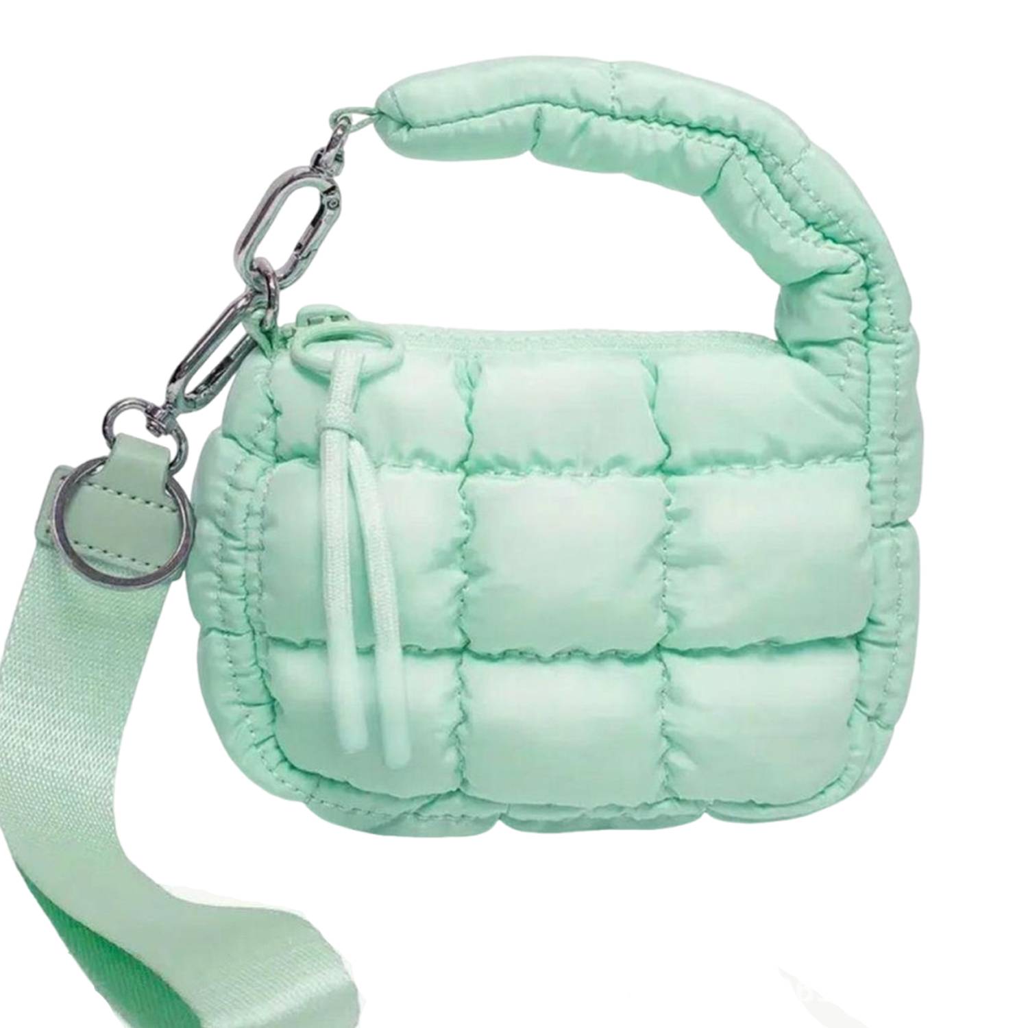 Nylon Quilted Puffer Handbag 9