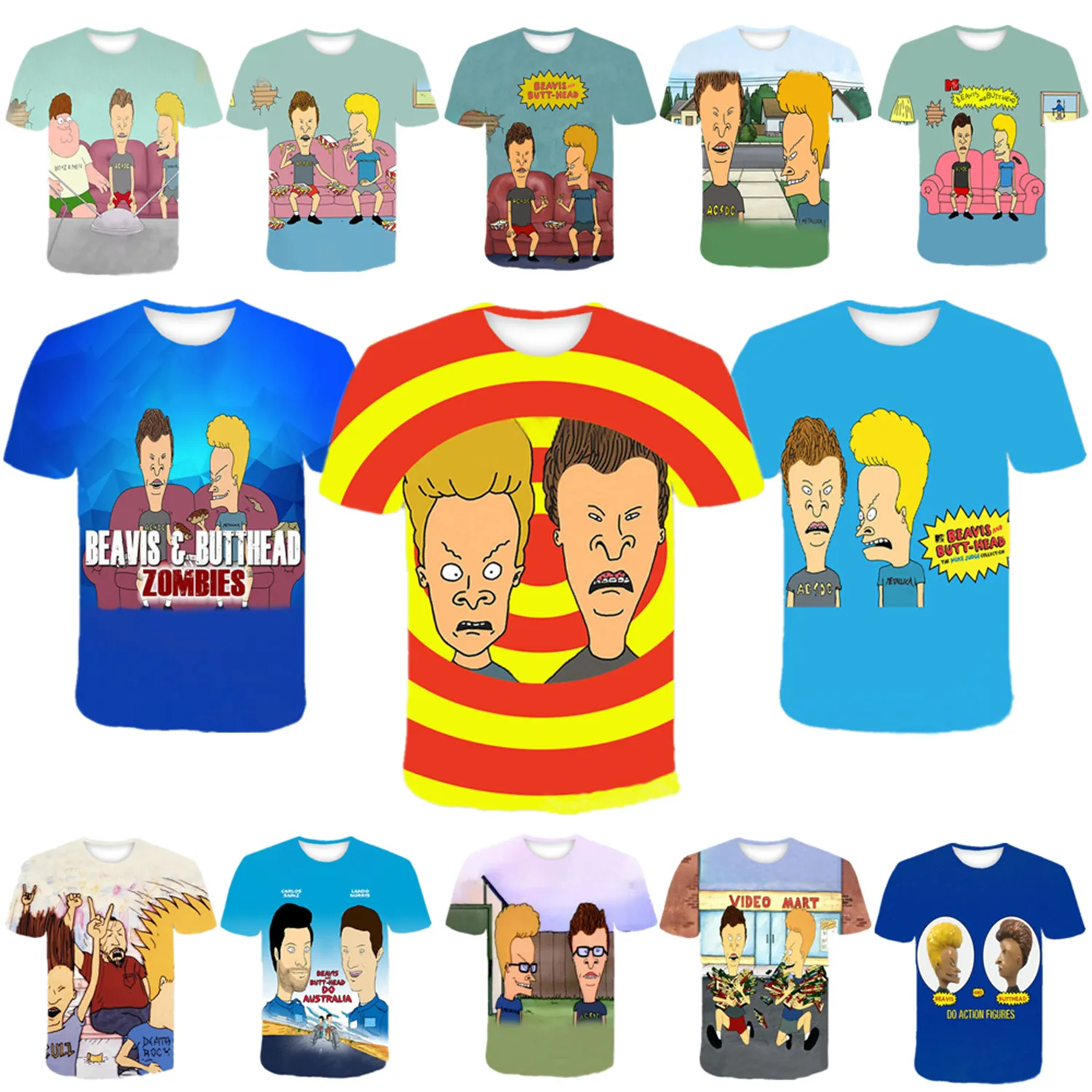Mesh Comedy Crewneck T-shirt 2