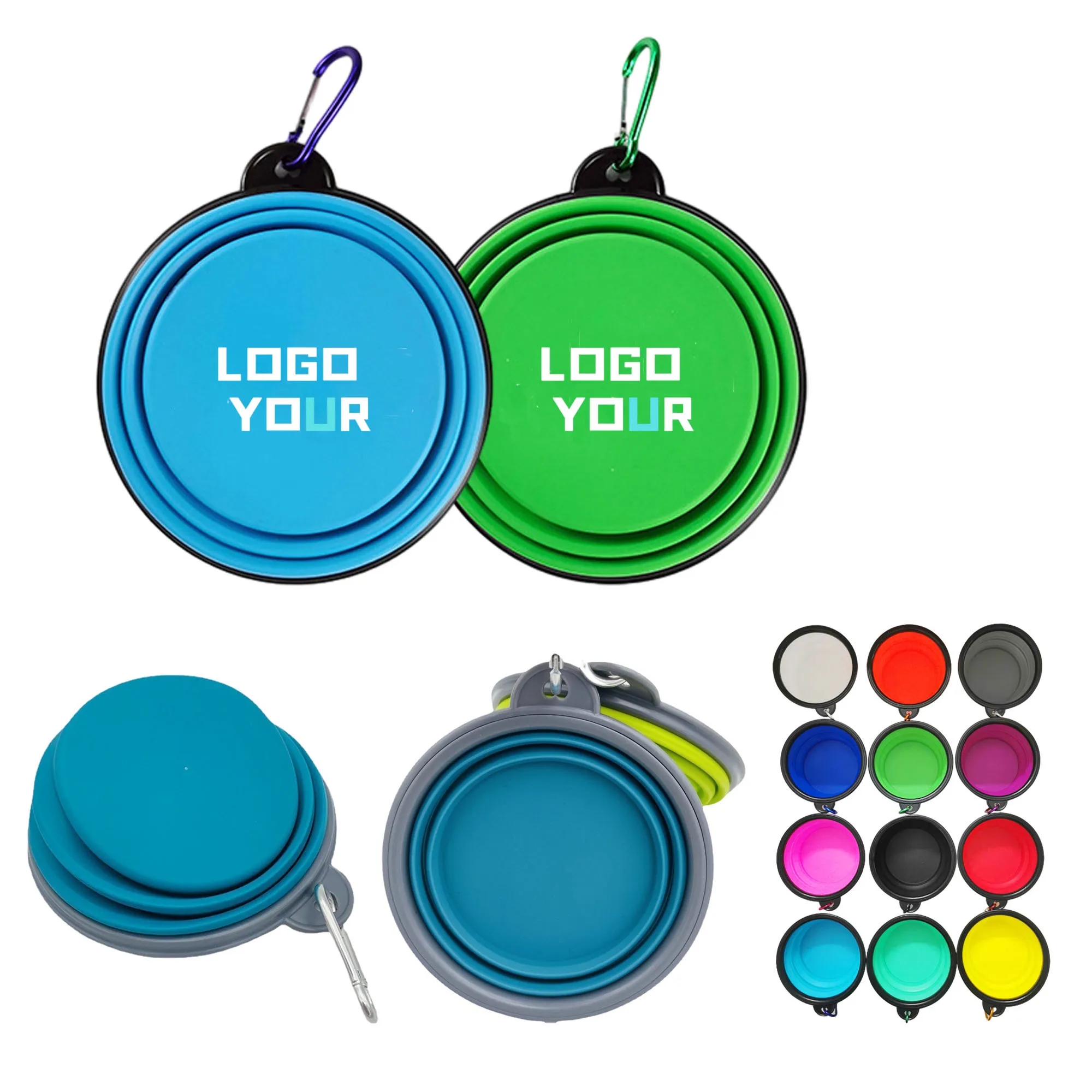 Collapsible Pet Bowl Dog Feeding 2