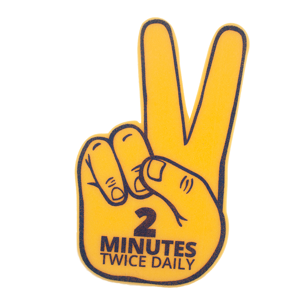 17.5" Peace/Victory Foam Mitt 18