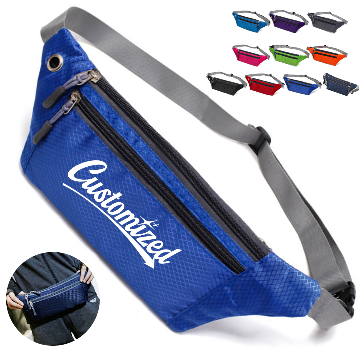Adjustable Sport Fanny Pack Waist Bag for Outdoor Travel 3