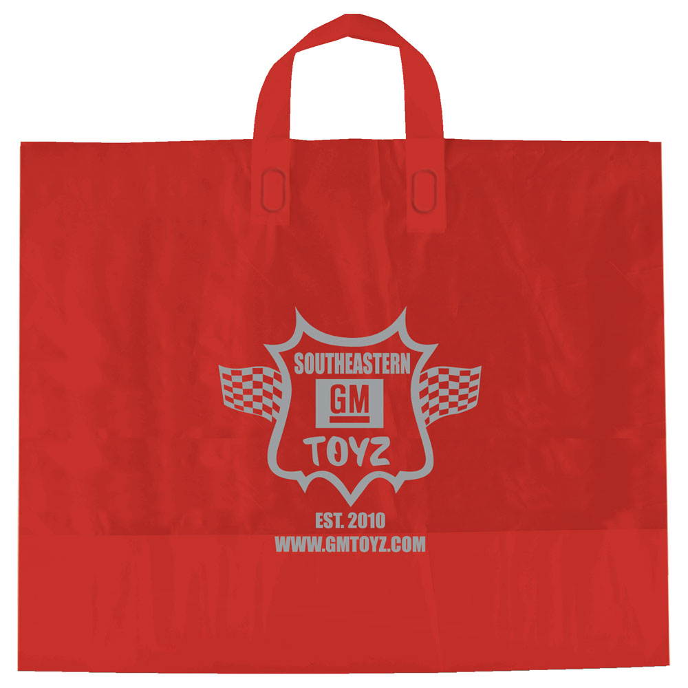 Color Frosted Soft Loop Handle Bags 8