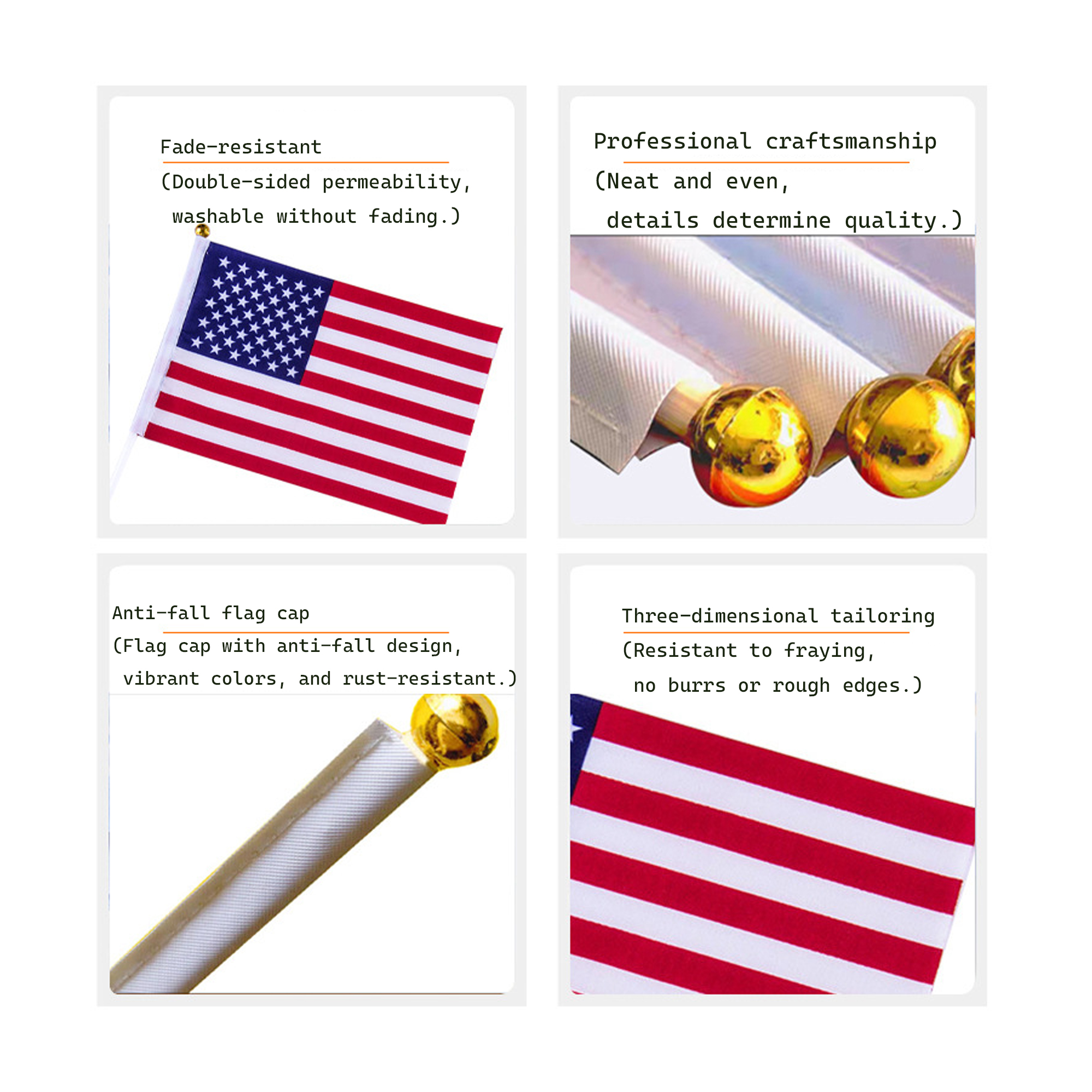 Pocket Size Hand Flag ?C Parade or Party Use 1