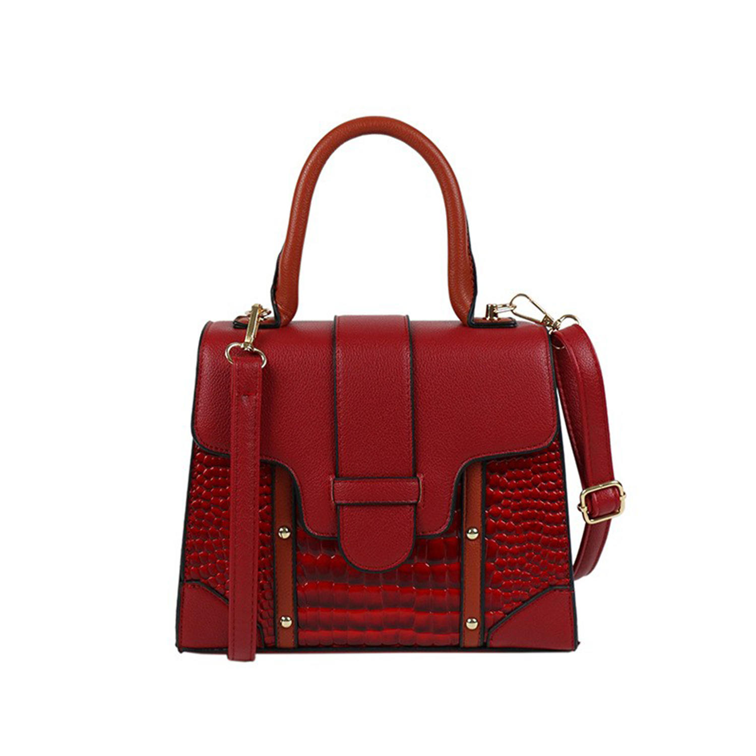 Pu Leather Hand-Held Messenger Bag 18