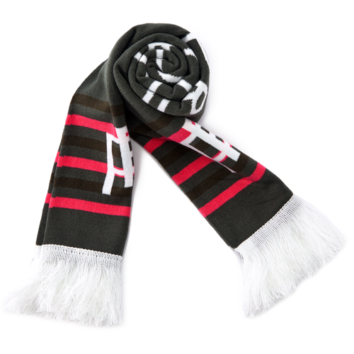 Custom Circular Knit Stretch Acrylic Scarf with Tassel - 9
