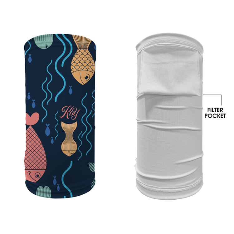 Super Sale - Sublimated Neck Gaiter With Filter Pocket 7