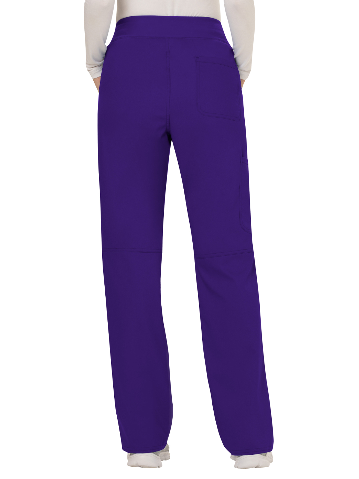 Cherokee - Workwear Revolution - Women's 4-Pocket Mid Rise Straight Leg Pull-on Pant 26