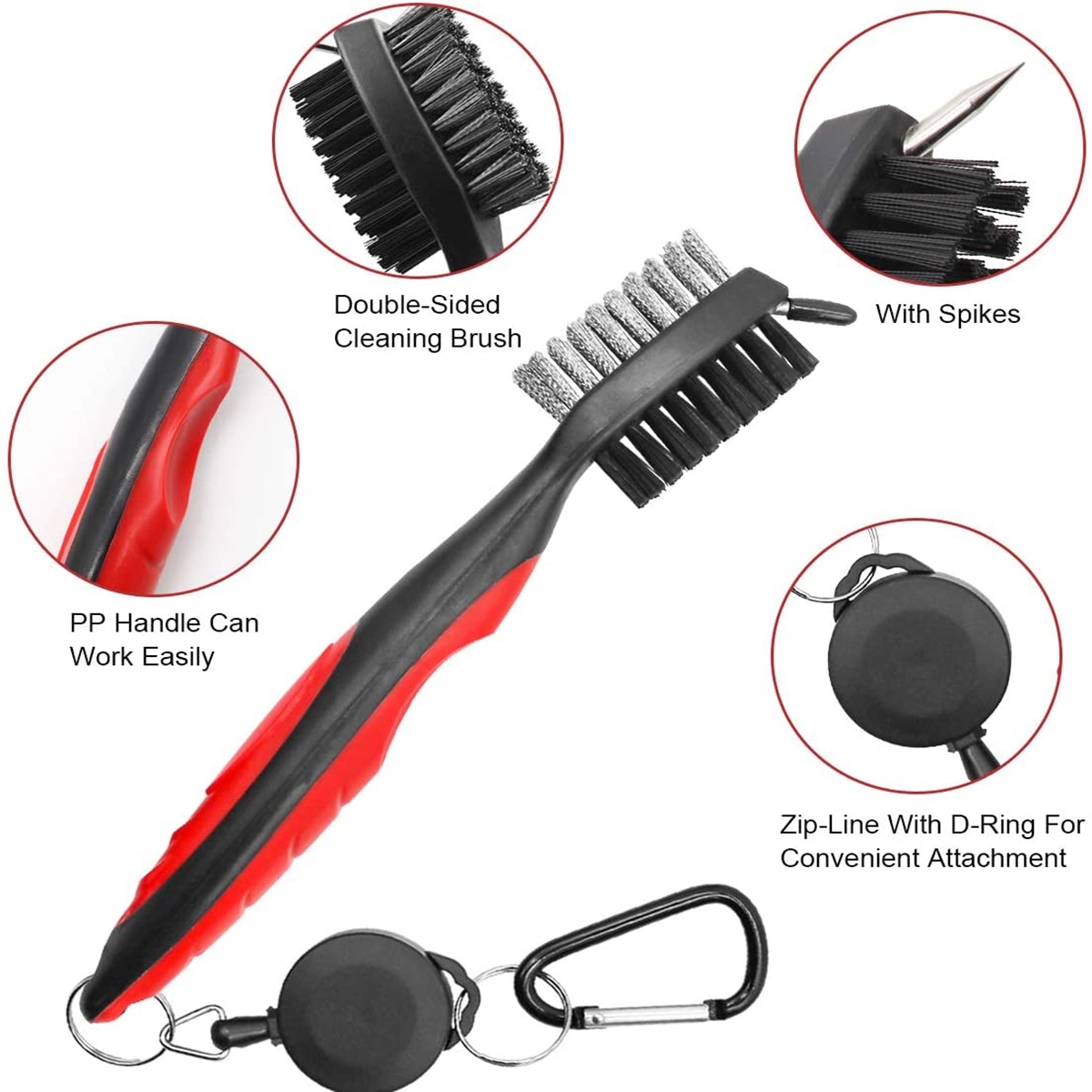 Golf Multifunction Cleaning Brush 1