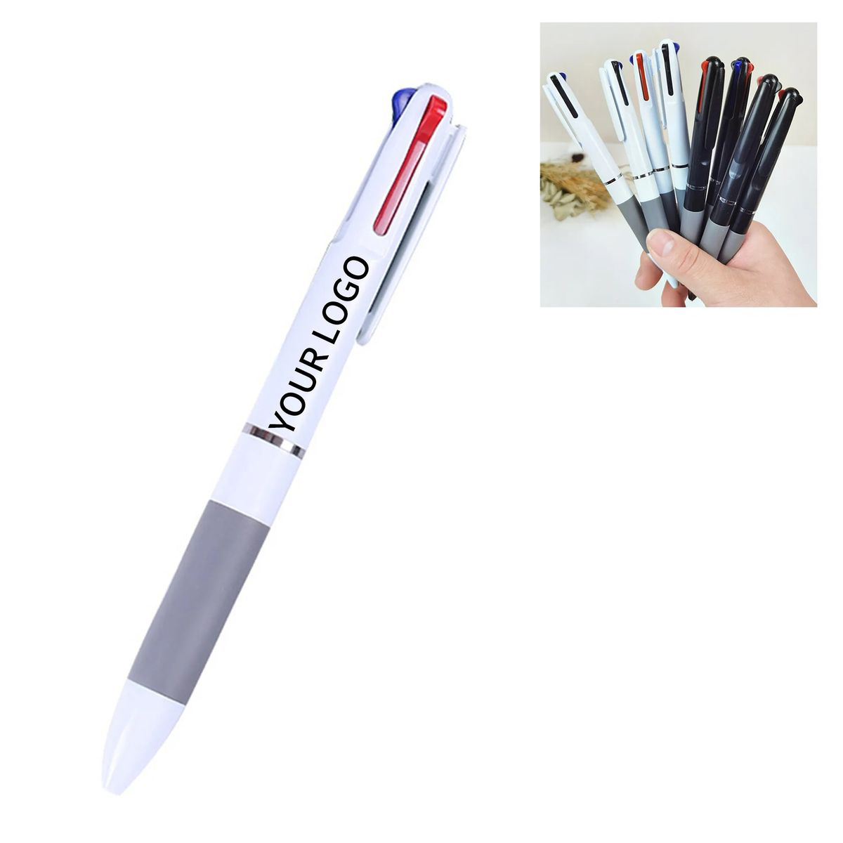 Plastic Multi Color School Writing Pen 5