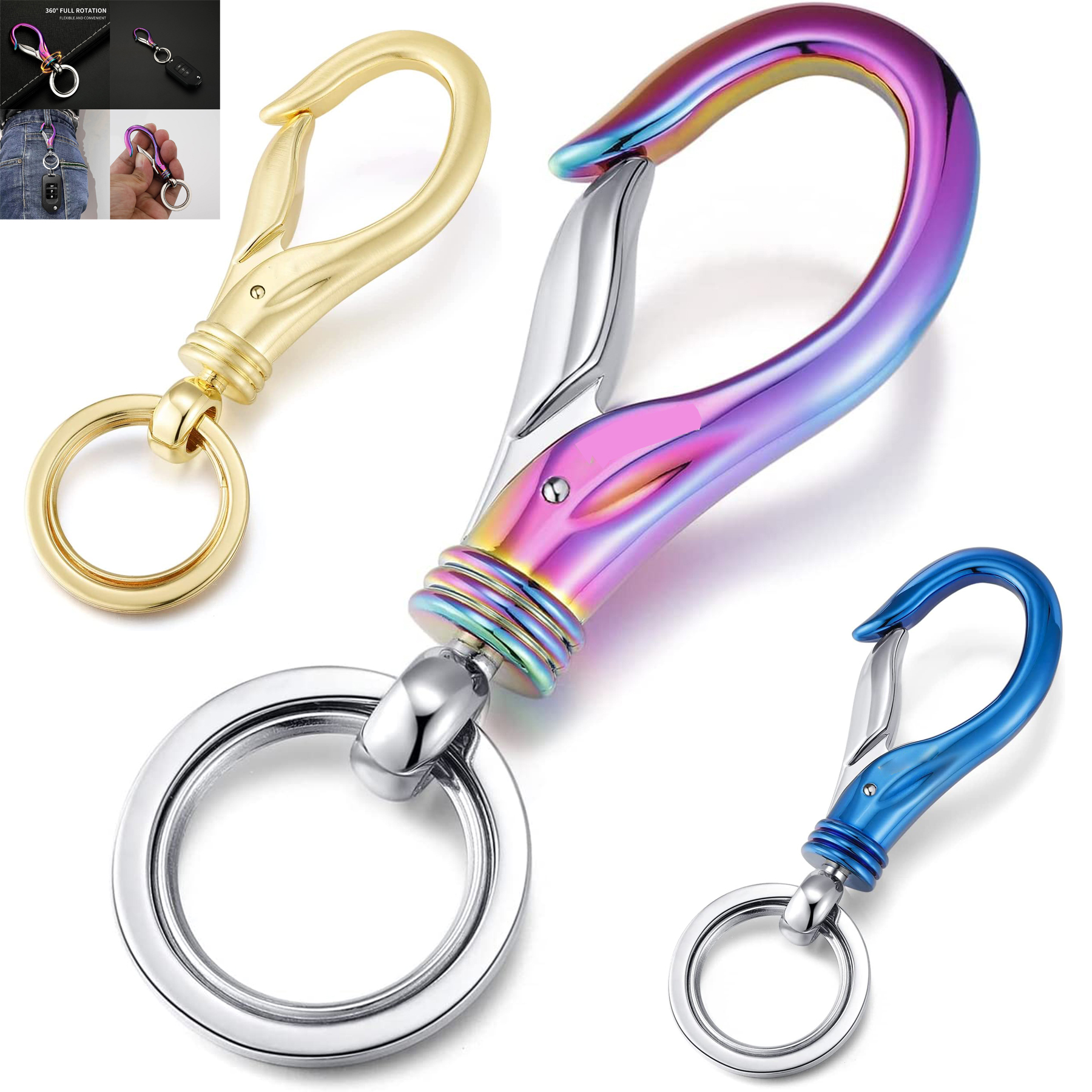 Car Keychain Carabiner Clip 1