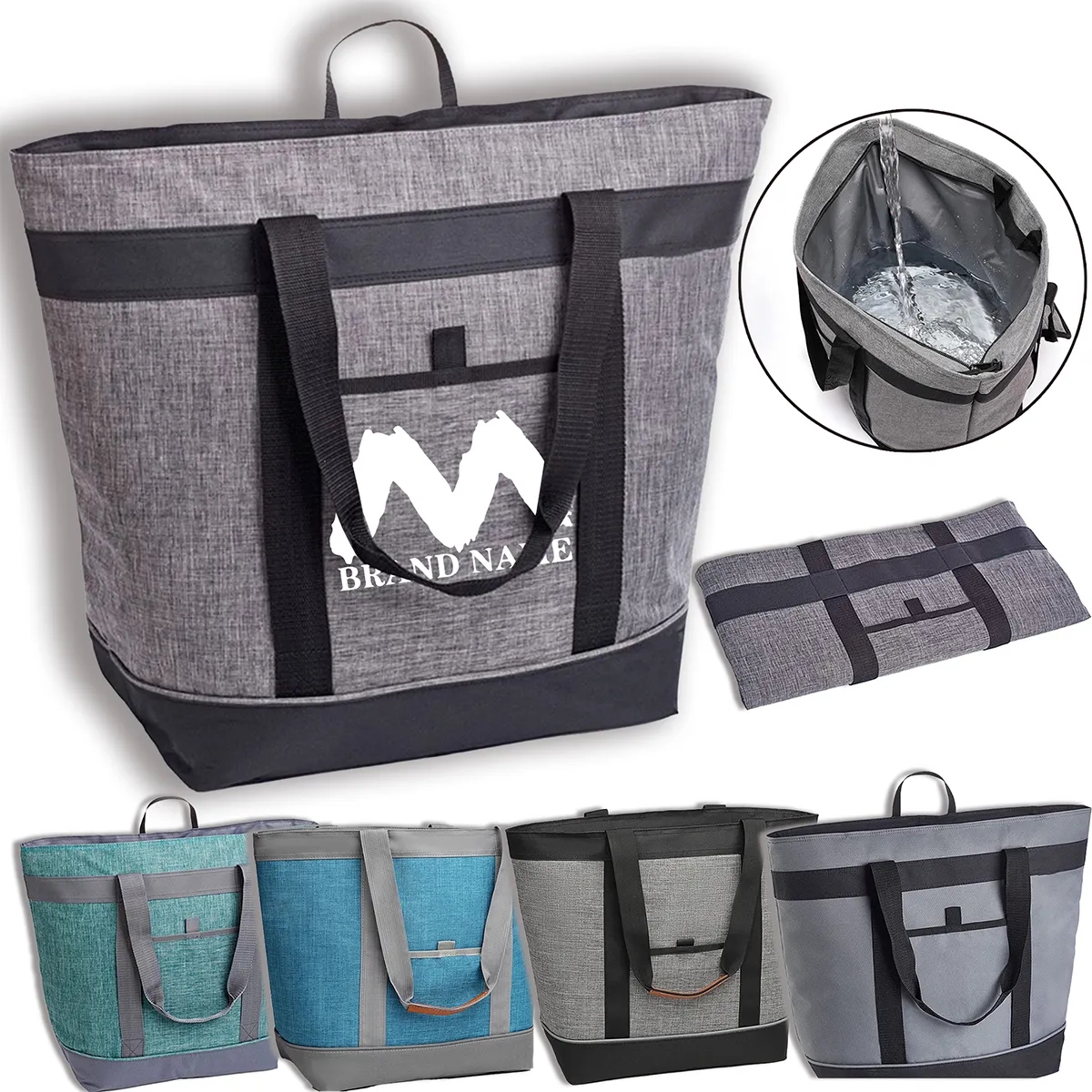 Large Folding Waterproof Insulated Camping Picnic Bag 1
