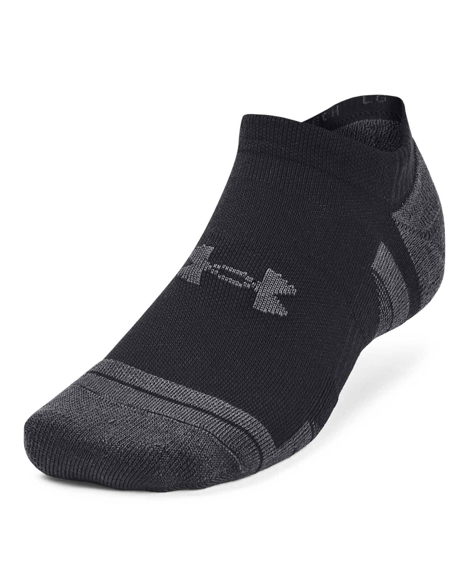 UA Performance Tech Unisex 3-Pack No Show Socks 2