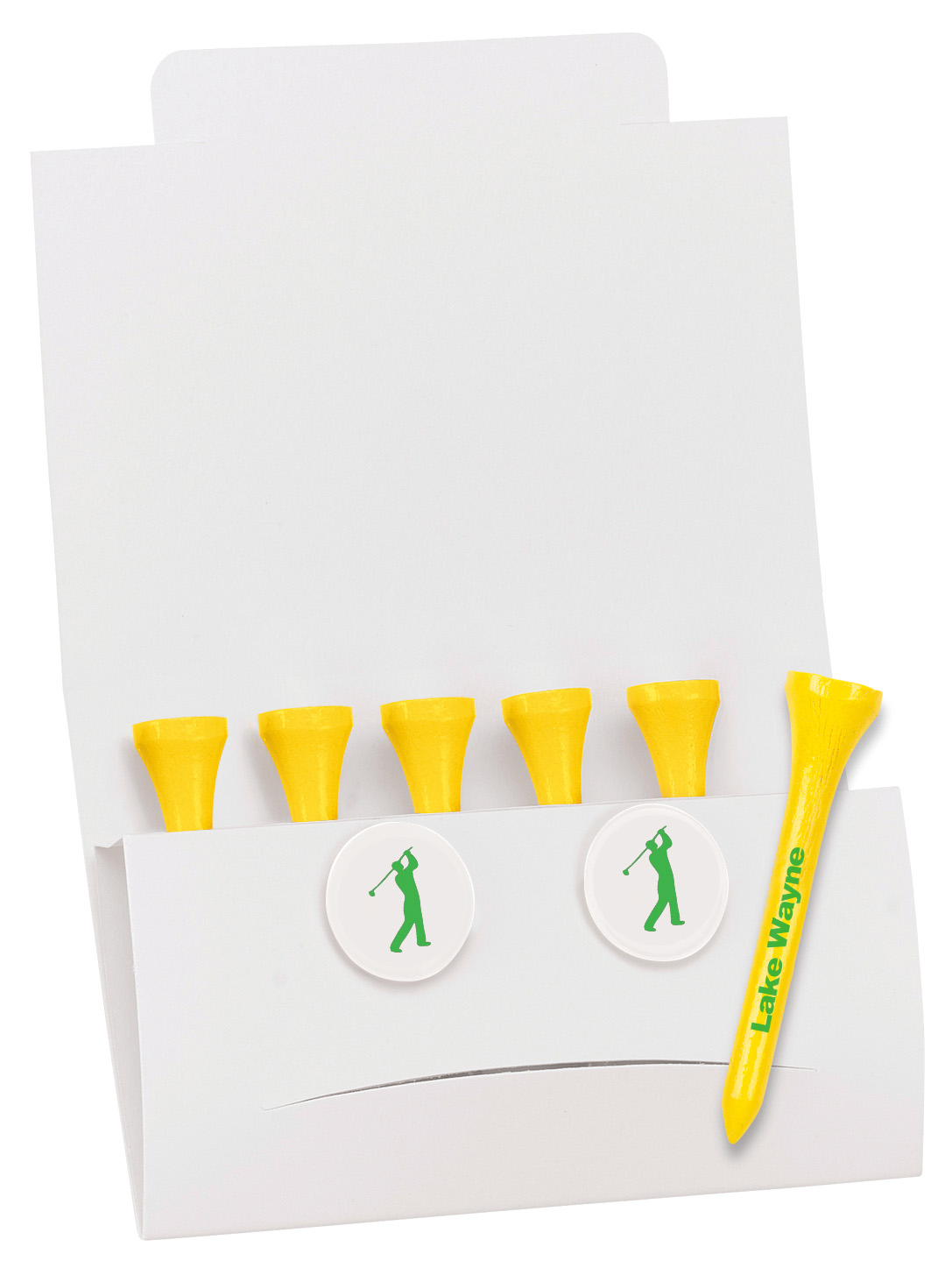 6-2 Golf Tee Packet - 2-3/4" Tee 1