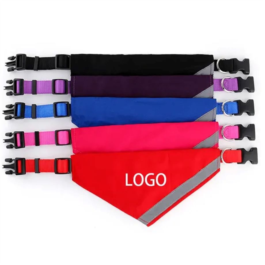 Dog Bandana with Reflective Strip 2