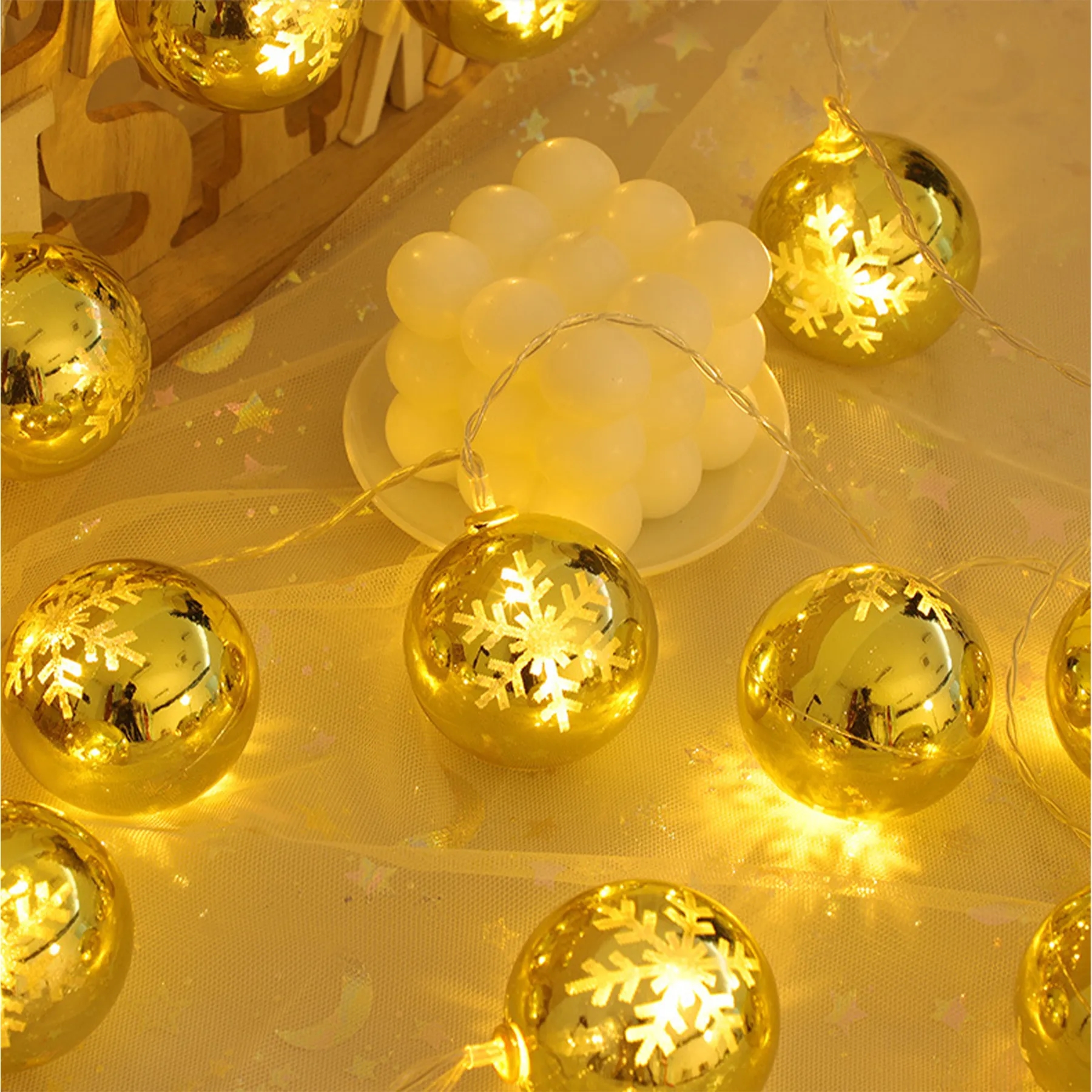 Christmas Ball Ornaments With Led Lights 2