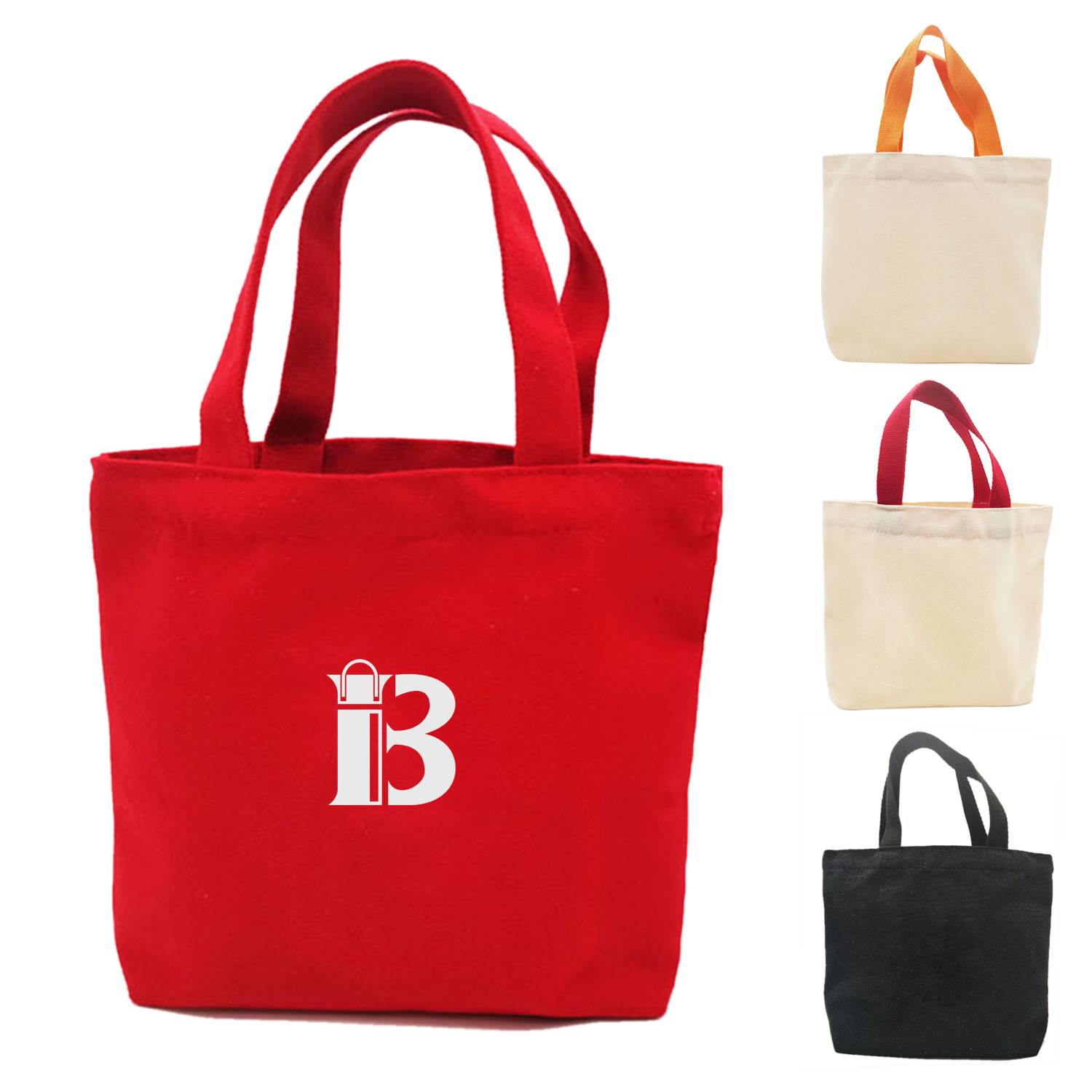 Canvas Tote Bag Handbag, custom tote bag with logo imprint 2