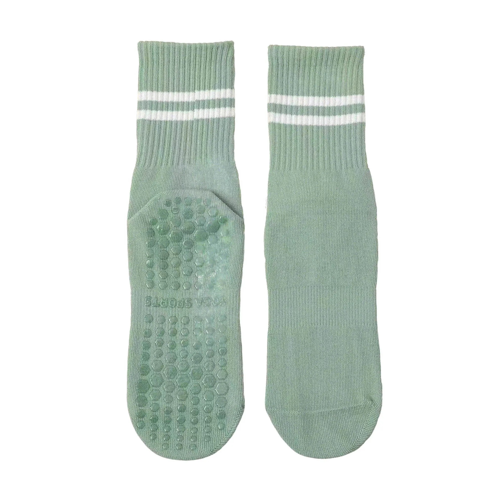 Long And Tube Pilates Socks With Non Slip Grippers 3