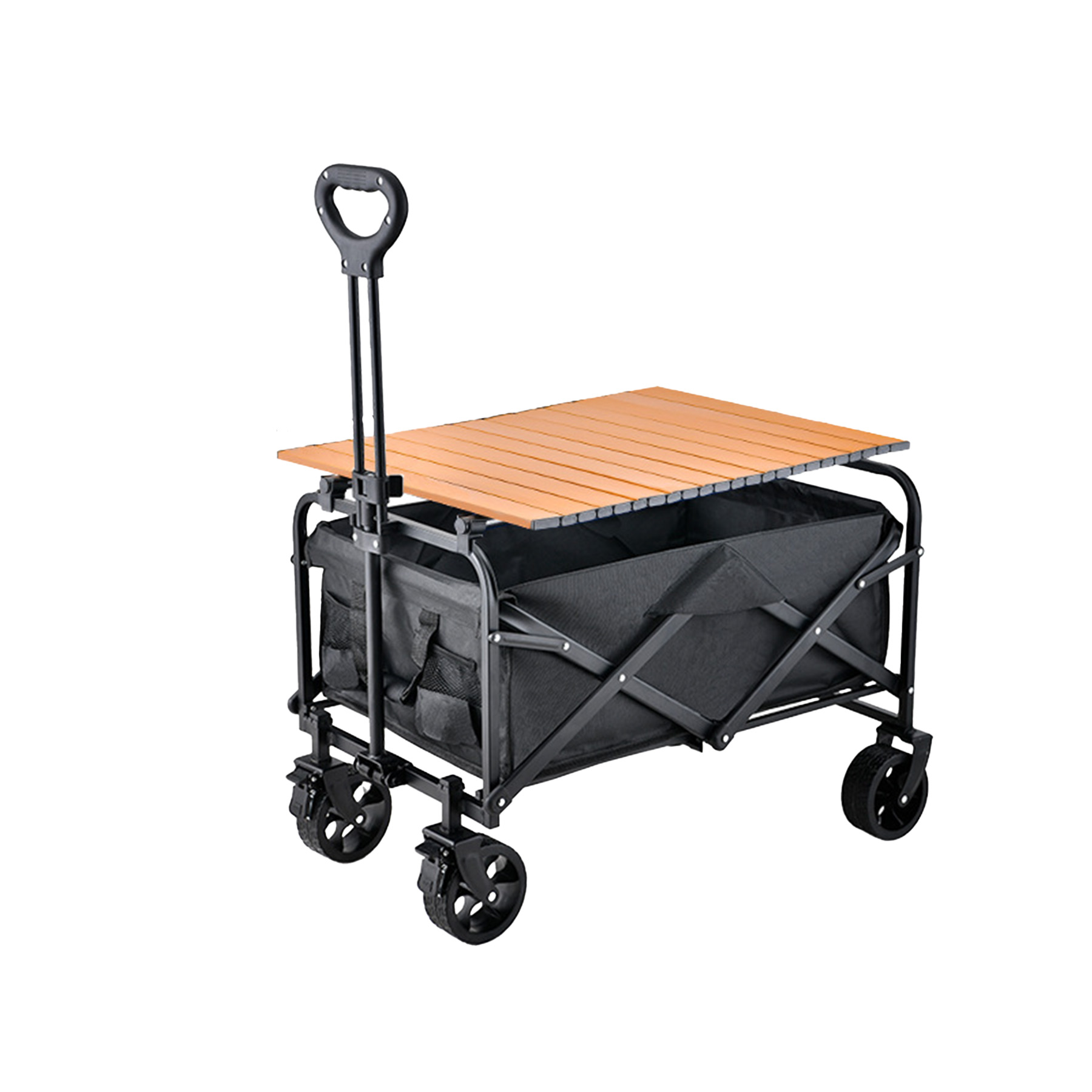 Outdoor Foldable Camping Cart with Steel Table 3