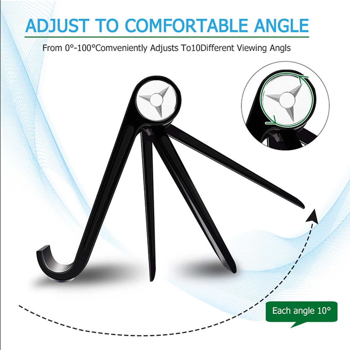 Adjustable Solid Phone Desk Stand 5