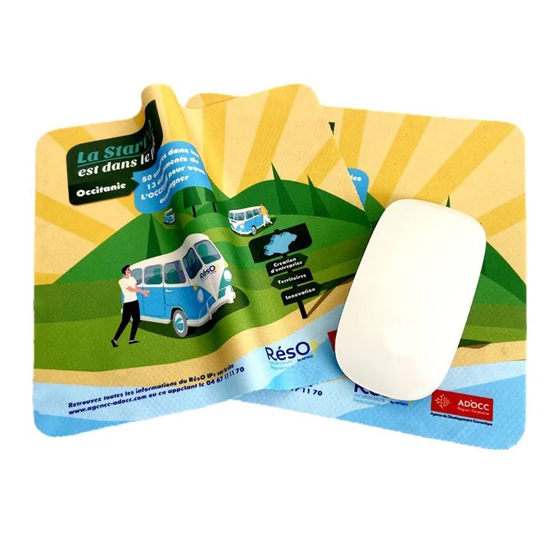Microfiber Mouse Pad and Cleaning Cloth Combo 5