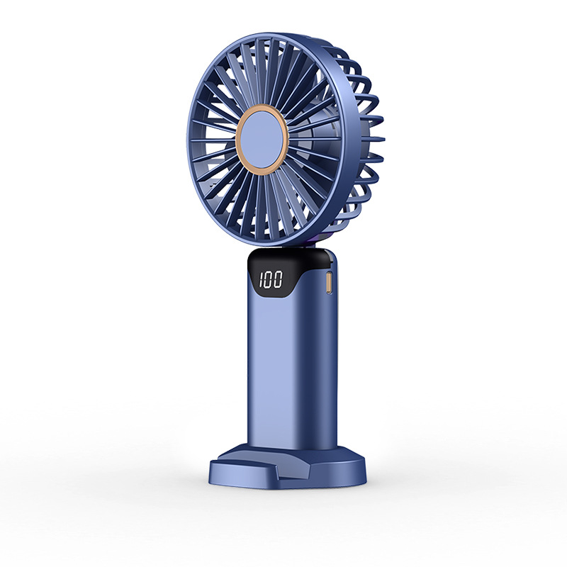 Rechargeable Desk Fan with LED Display Adjustable Speed 4