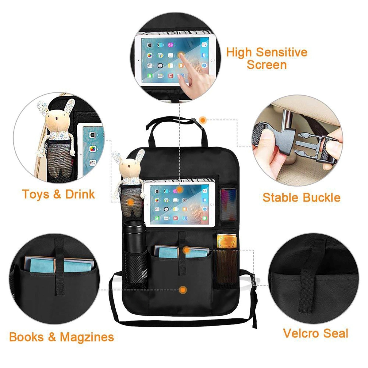 Backseat Car Organizer Mats Organizer 4