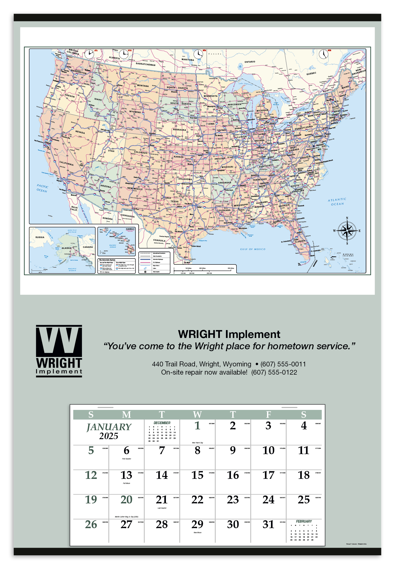 Triumph® Calendars Jumbo Hanger (12-Month) Calendar 4