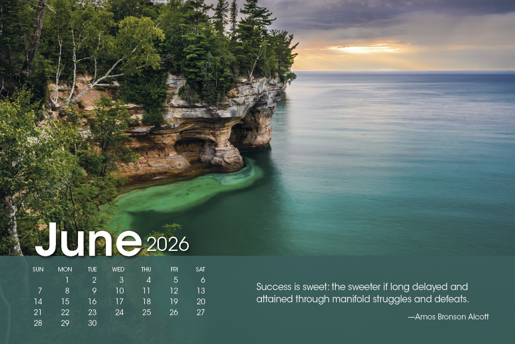 Triumph® Calendars Scenic Moments Large Desk Calendar 2