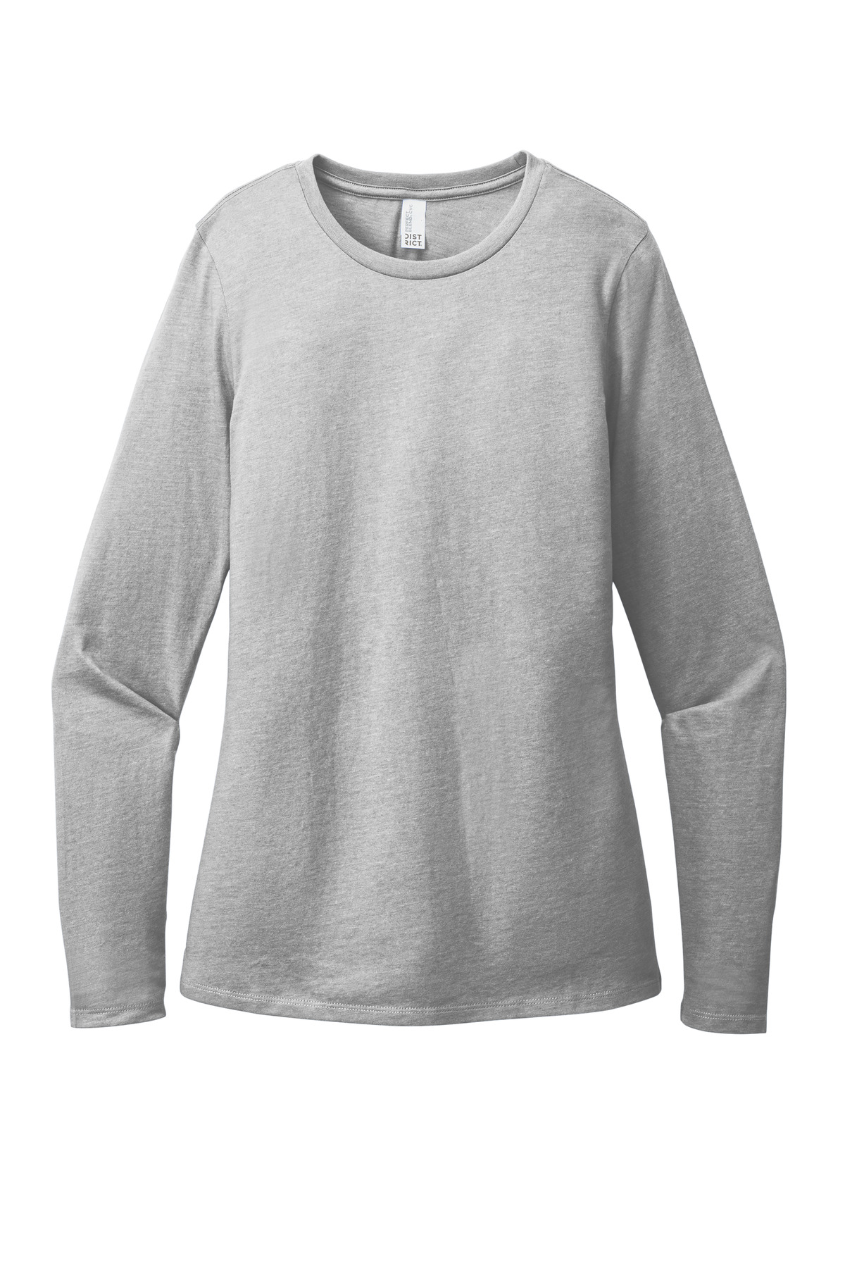 District Women's Perfect Blend CVC Long Sleeve Tee DT110 2