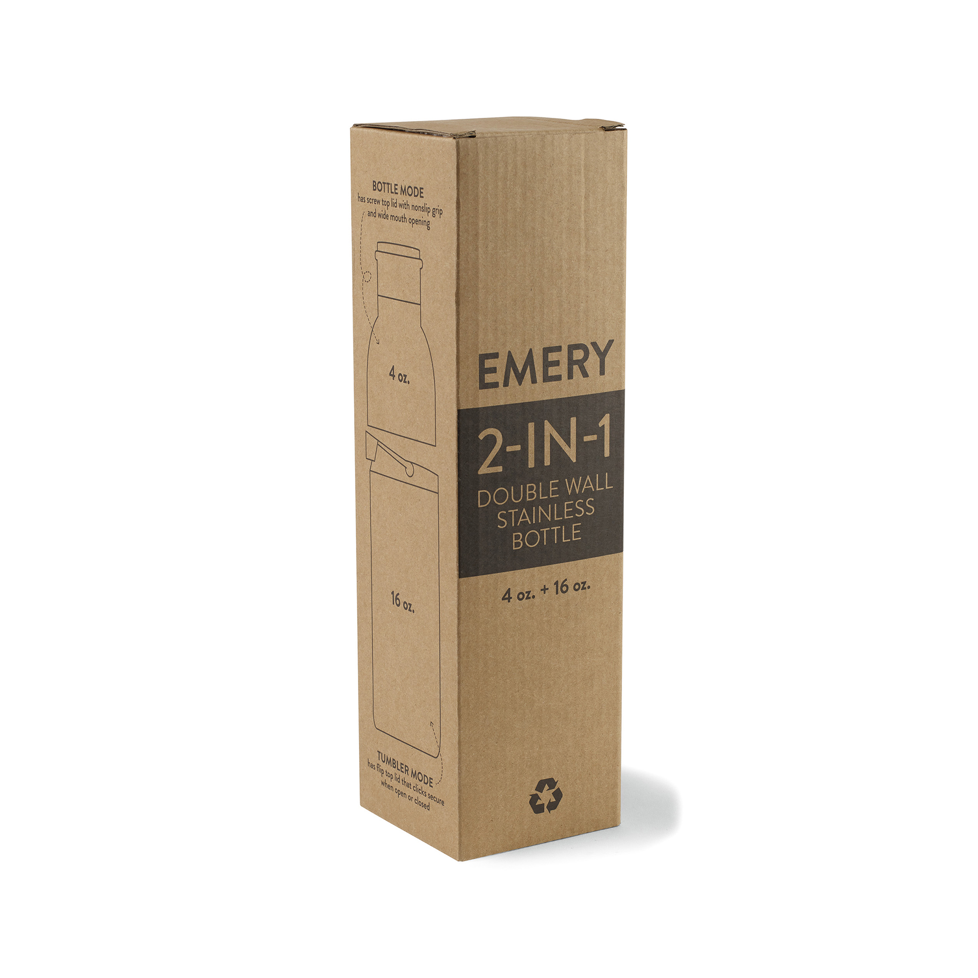 Emery 2-in-1 Double Wall Stainless Bottle - 20 Oz. 13