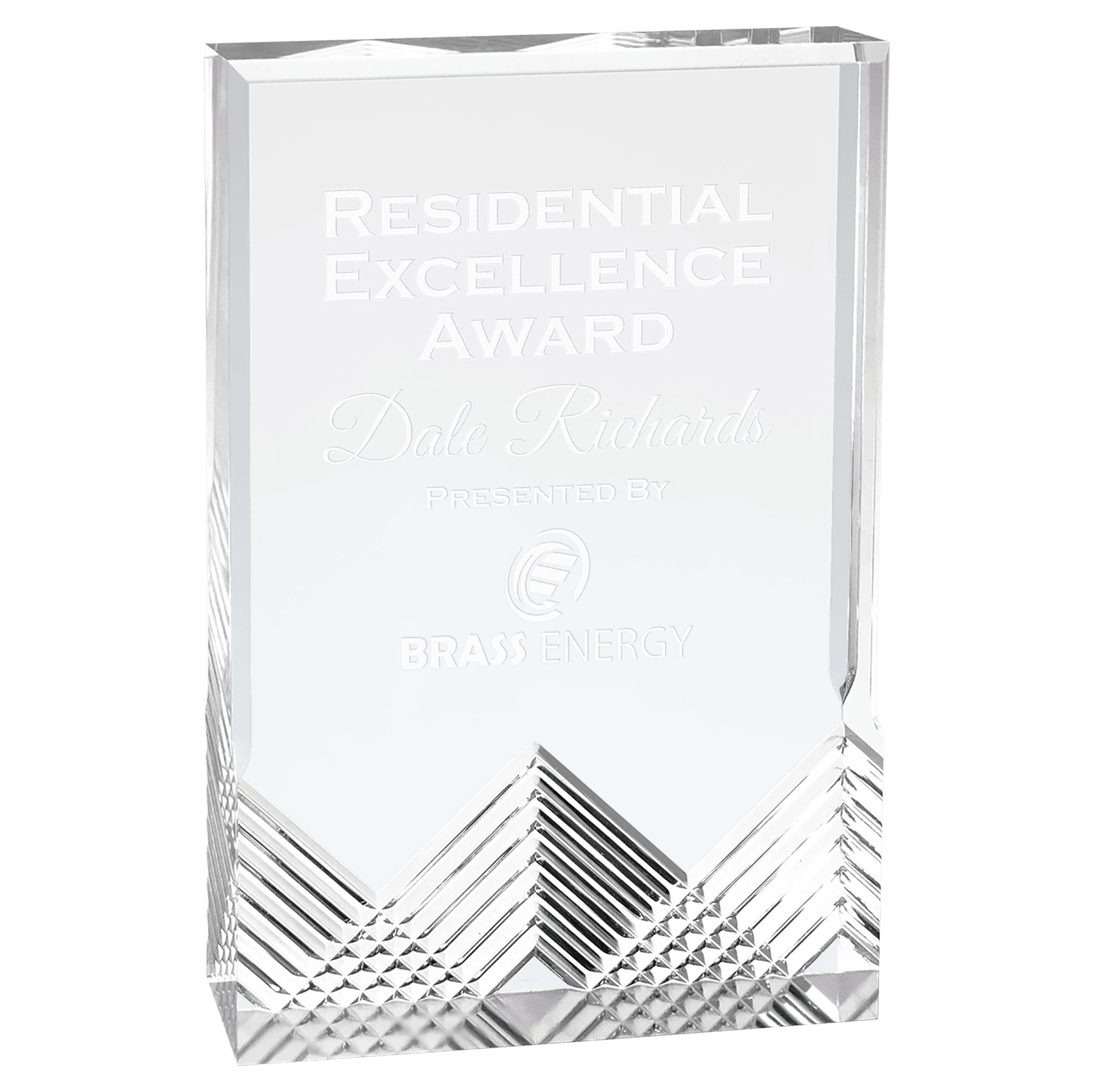 5" x 7" Silver Apex Mirage Acrylic