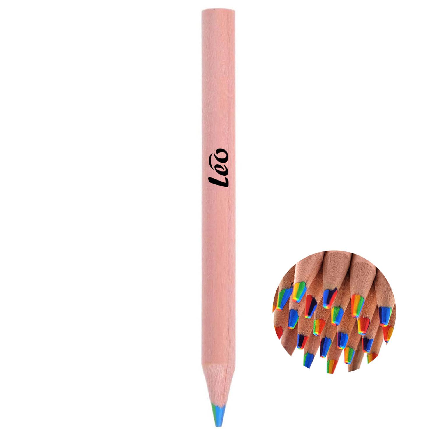 Seven color wooden children's drawing pencil