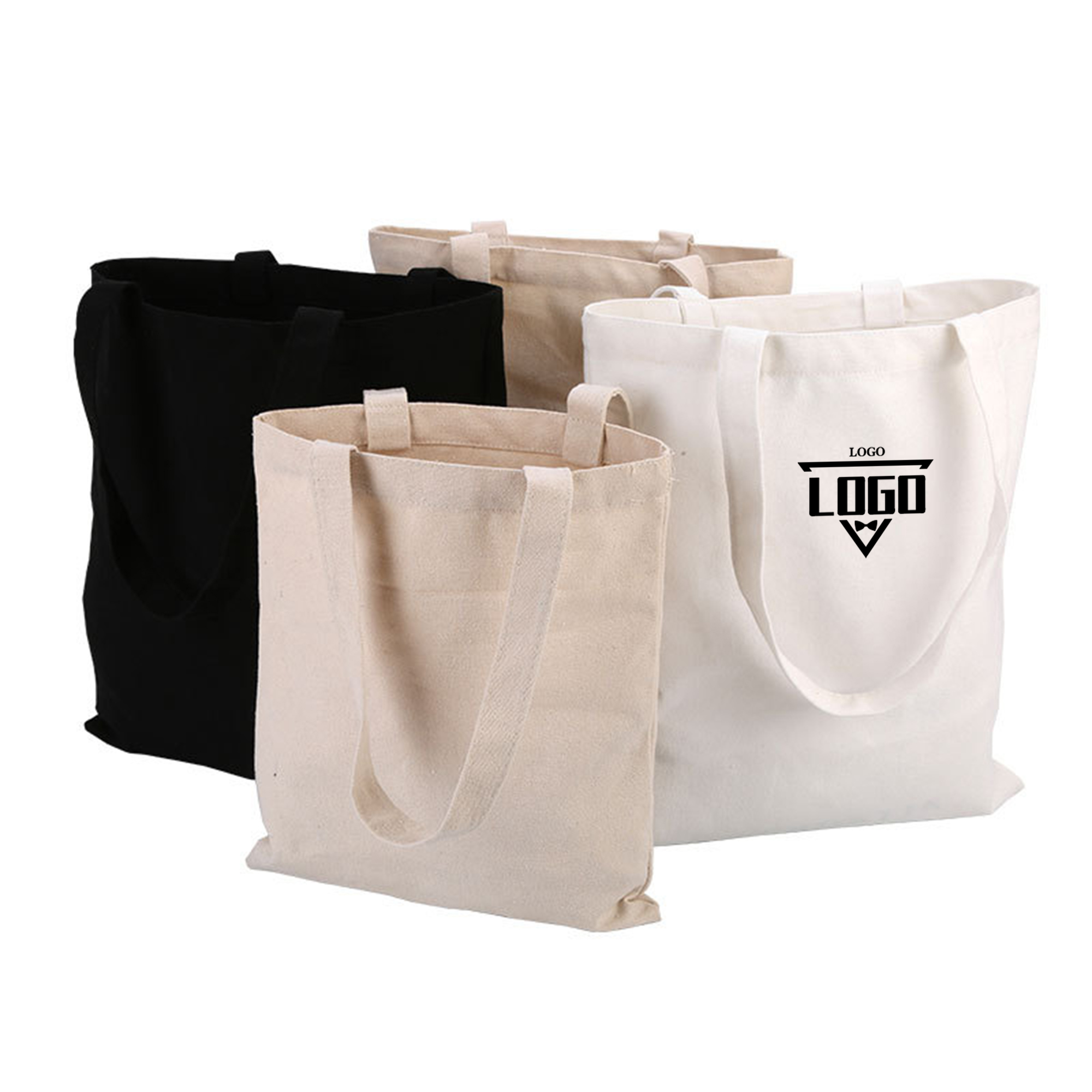 Poly-Cotton Tote Bag with Custom Print, custom tote bag with logo imprint 3