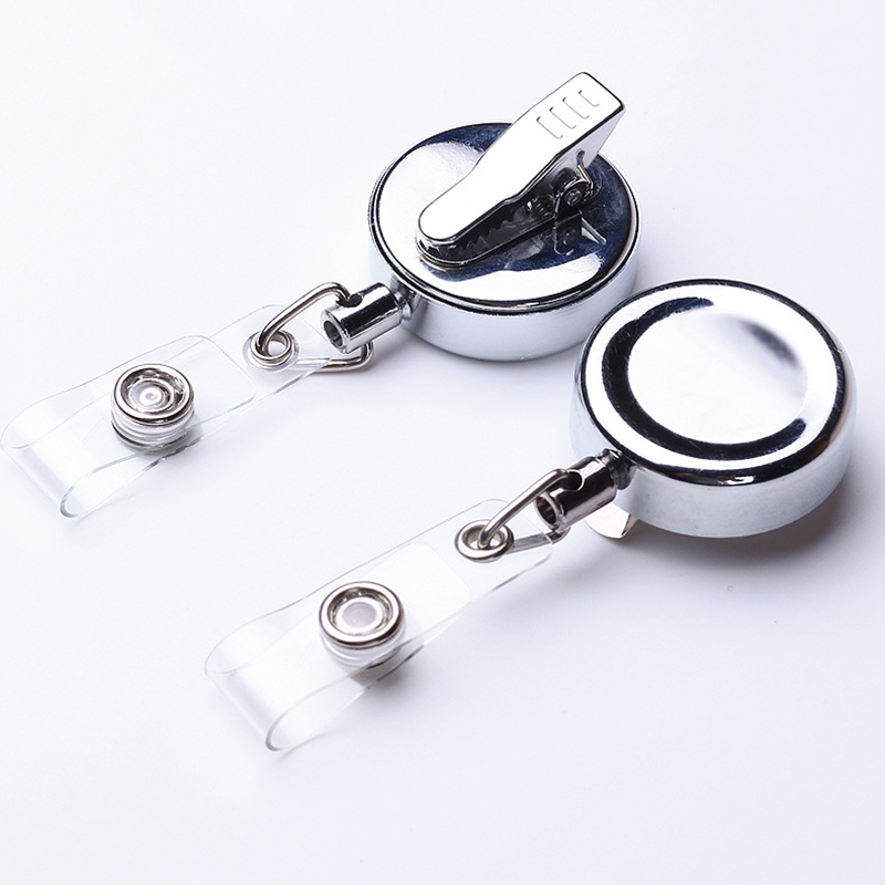 Metal Badge Reel with Alligator Clip 2